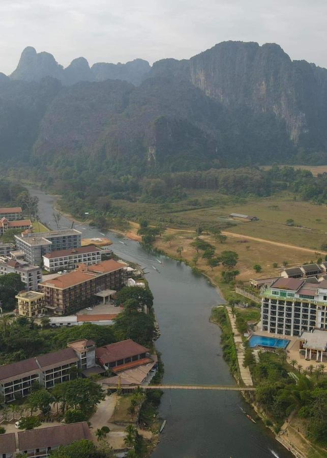 Downtown Vang Vieng Hotel Kültér fotó