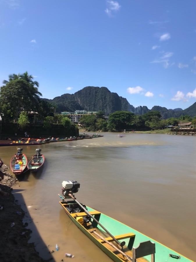 Downtown Vang Vieng Hotel Kültér fotó